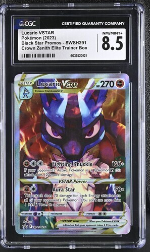 Cgc lucario vstar swsh291 - cgc,