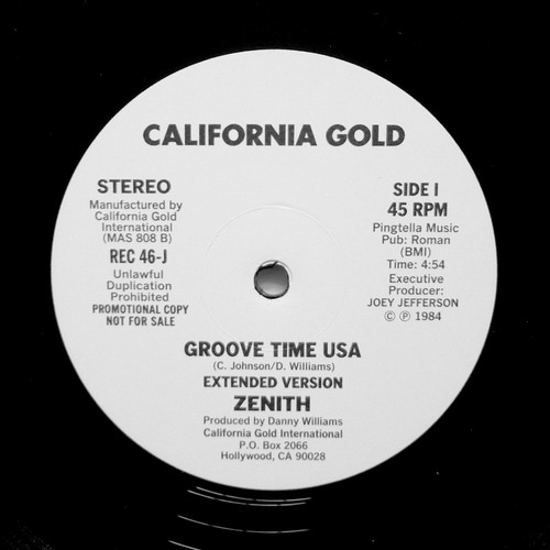 Zenith groove time usa - zenith, "groove